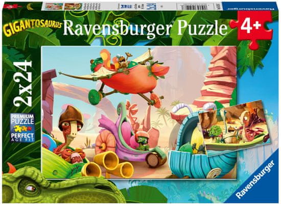 Ravensburger Puzzle 051267 Gigantosaurus, 2x24 delov