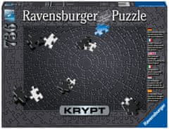 Ravensburger sestavljanka Krypt, črna, 736 delčkov