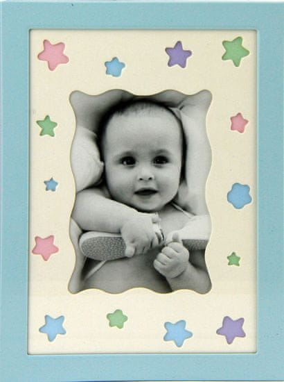 Karako Foto okvir 13x18 cm, kovina, namizni, stenski 5211 moder