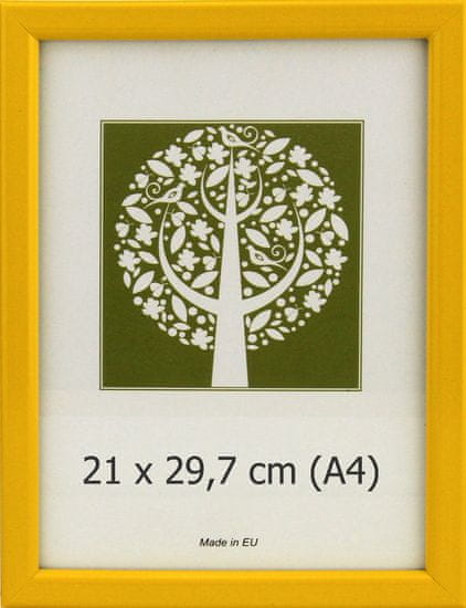 Karako Foto okvir 21x29,7 cm, plastika, stenski, 10-A rumena