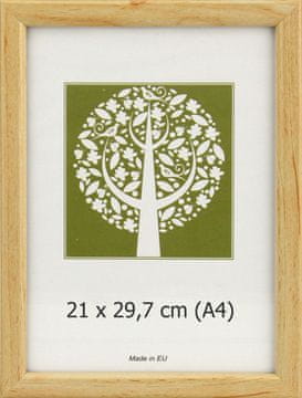 Karako Foto okvir 21x29,7 cm, plastika, stenski, 10-A natur A4