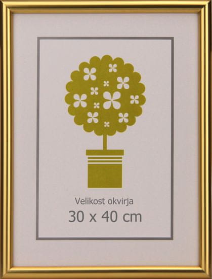 Karako Foto okvir 30x40 cm, plastika, stenski, 95 zlat