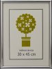 Foto okvir 30x45 cm, plastika, stenski, 95 srebrn