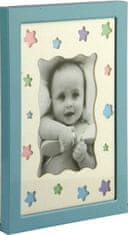 Karako Foto okvir 13x18 cm, kovina, namizni, stenski 5211 moder