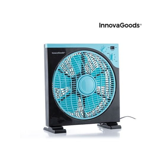 InnovaGoods Box ventilator, 50 W, črno-moder