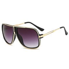 Neogo Calvin 4 sončna očala, Glossy Black Gold / Gray