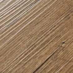 Vidaxl Samolepilne PVC talne plošče 5,21 m2 2 mm orehovo rjave barve