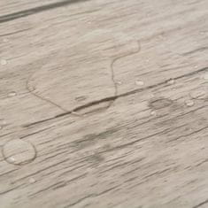 Vidaxl Samolepilne PVC talne plošče 5,21 m² 2 mm sprane orehove barve