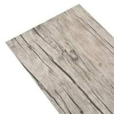 Vidaxl PVC talne plošče 5,26 m2 2 mm svetlo orehove barve