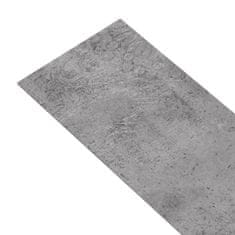 Vidaxl PVC talne plošče 4,46 m2 3 mm cementno rjave