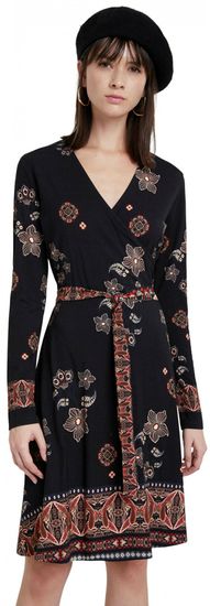 Desigual ženska obleka Vest Singapur 20WWVK99