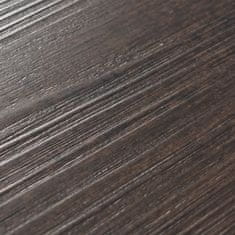 Vidaxl Samolepilne talne plošče PVC 5,02 m2 2 mm temno rjave