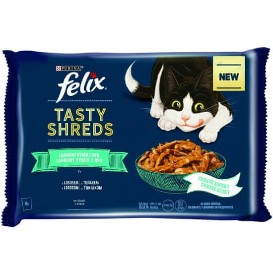 Felix Shreds okusen ribji izbor v soku, 12x (4x 80 g)