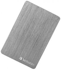 Verbatim Store´n´ Go ALU zunanji disk, 2 TB, USB, siv (53665)