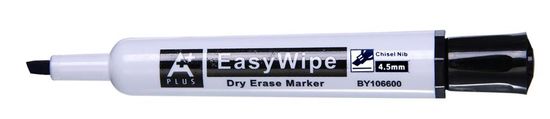 Aplus EasyWhipe C marker za belo tablo, prirezana konica, črn