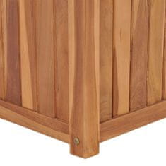 Vidaxl Visoka greda 50x50x50 cm trdna tikovina