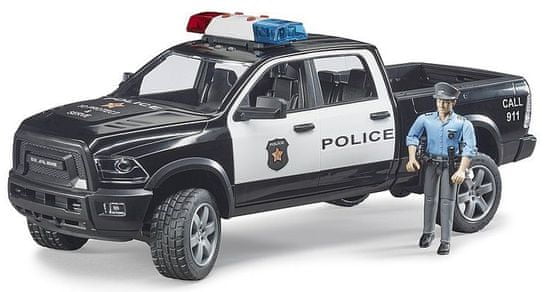 Bruder policijsko vozilo s figurico 2505 RAM 2500