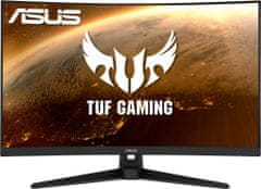ASUS TUF Gaming VG328H1B VA QHD monitor, ukrivljen (90LM0681-B01170) - odprta embalaža