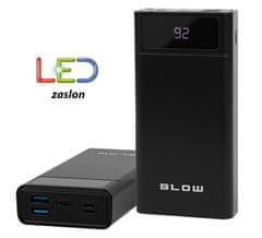 Blow PB40A polnilna baterija, 40.000 mAh, Polymer baterija, hitro polnjenje 3.0, LED zaslon, USB-C, črna