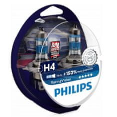 Philips 12V H4 55W P43t RacingVision +150% Box