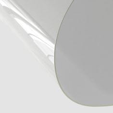 shumee Zaščita za mizo prozorna Ø 110 cm 2 mm PVC