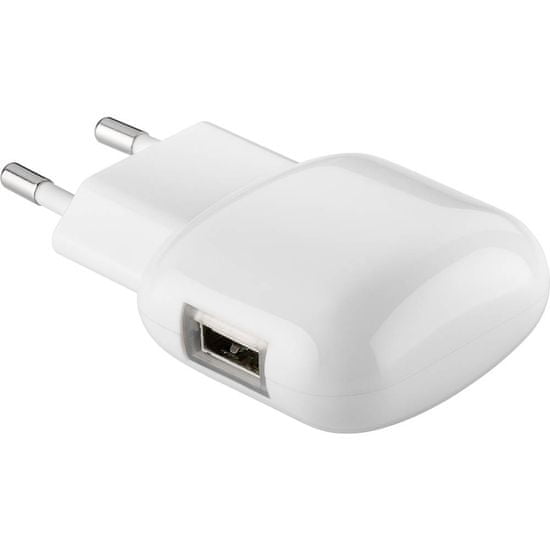 Goobay hišni polnilec, USB-A, QC3.0, bel (45174)