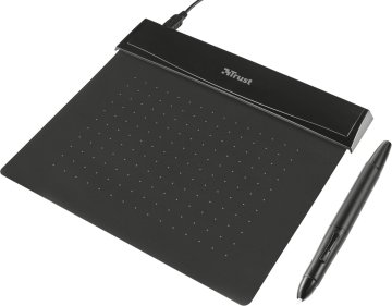 Trust grafična tablica 21259 Flex Design Tablet, črna