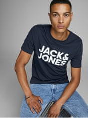 Jack&Jones JJECORP moška majica 12151955 Navy Blaze r Slim (Velikost M)