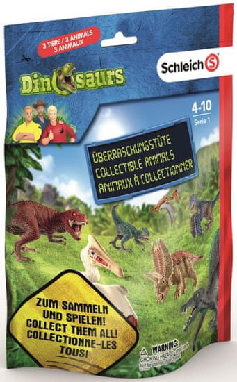 Schleich Vrečka presenečenja - mini dinozavri L, serija 1