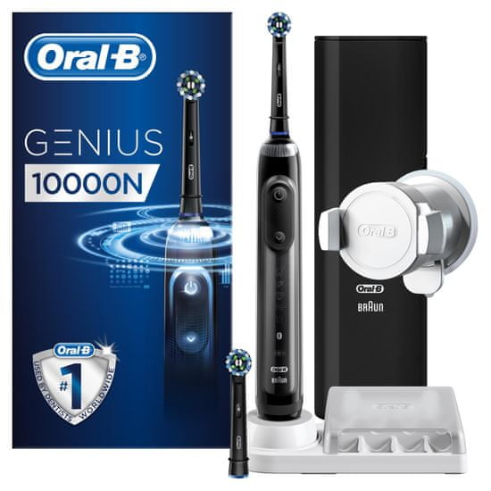 Oral-B električna zobna ščetka Genius 10000, črna