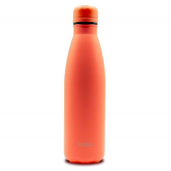 Puro Icon Fluo termo steklenica, nerjaveče jeklo, 500 ml, oranžna
