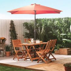 VonHaus samostoječi senčnik 2,7 m, UV 30+, oranžen