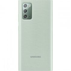 Samsung Galaxy Note 20 N980 LED ovitek, preklopni, mystic green