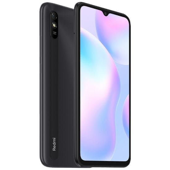 Xiaomi Redmi 9A pametni telefon, 2GB+32GB, 4G-LTE, siva