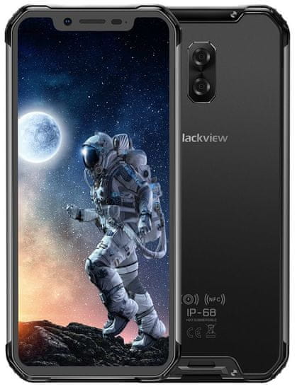 Blackview BV9600E pametni telefon, 4 GB/128 GB, črn