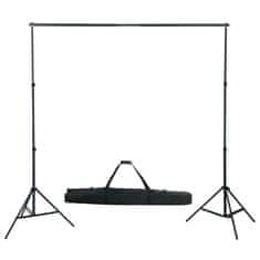 Vidaxl Fotografski studijski komplet s svetilkami in ozadjem