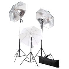 Vidaxl Komplet za foto studio z ozadjem in kompletom razsvetljave