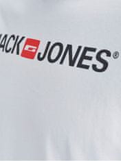 Jack&Jones Moška majica JJECORP 12137126 White (Velikost XL)