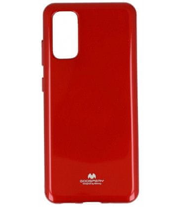 Goospery Jelly ovitek za Samsung Galaxy S20 G980, silikonski, tanek, rdeč
