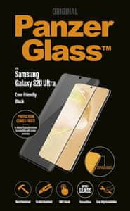 Zaščitno steklo PanzerGlass za Samsung Galaxy S20 Ultra, s črnim robom