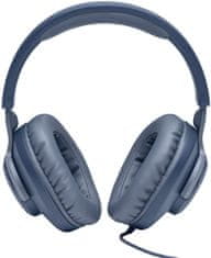 JBL Quantum 100 Gaming slušalke, modre