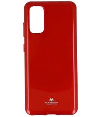 Goospery Jelly ovitek za Samsung Galaxy S20 Ultra G988, silikonski, tanek, rdeč