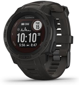 Garmin Instinct Solar športna ura, Graphite