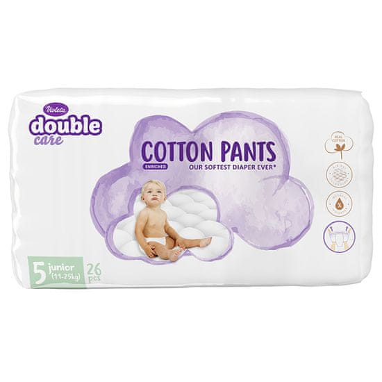 Violeta plenice Cotton Junior, hlačne, vel. 5, 26/1