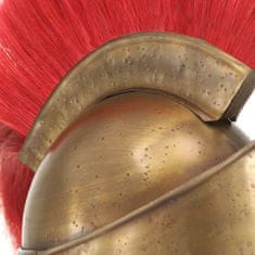 shumee Grška bojevniška čelada starinska kopija LARP medeninasto jeklo