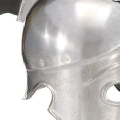 Greatstore Grška bojevniška čelada starinska kopija LARP srebrno jeklo