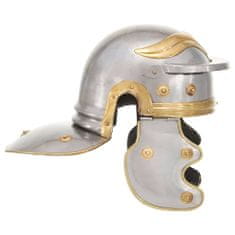 Greatstore Rimska vojaška čelada starinska kopija LARP srebrno jeklo