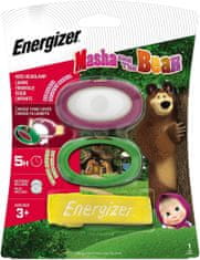 Energizer Maša in medved otroška naglavna LED svetilka, 2 x CR2032