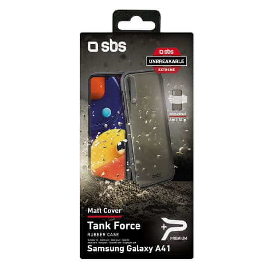 SBS Shock-Resistant ovitek za Samsung Galaxy A41, črn