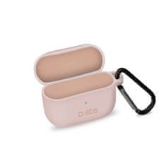 SBS torbica za Apple AirPods Pro, silikonska, roza